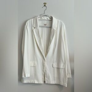 Open Edit White Blazer